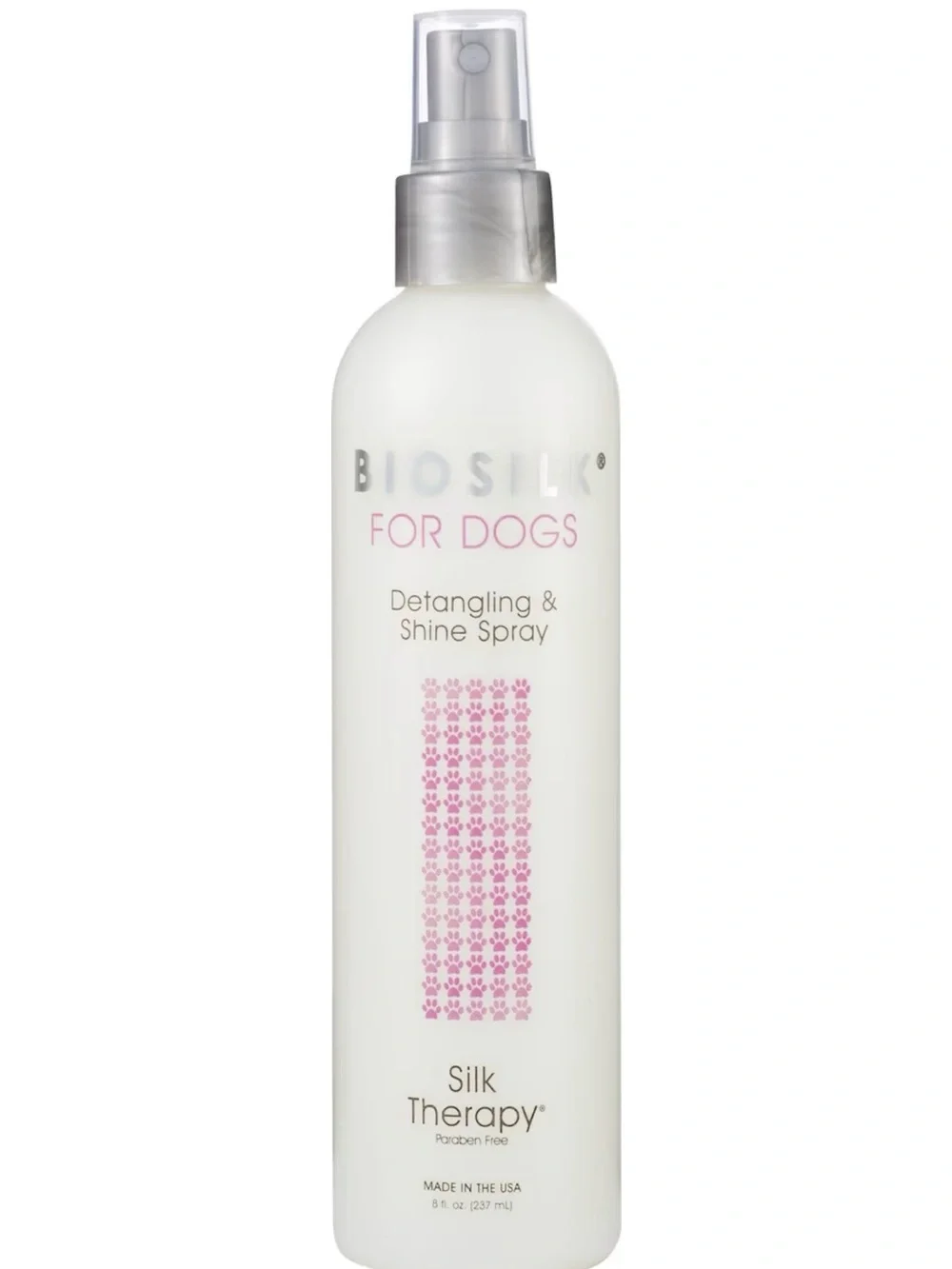 NEW BioSilk FOR DOGS Detangling & Shine Spray | 8 oz Silk Therapy Spray